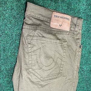 True Religion Pants - Beige/olive